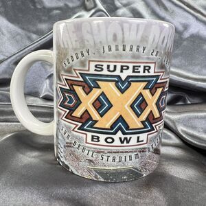 Super Bowl XXX Steelers 10oz Coffee Mug Cup 1995‎ AFC Champions NFL Sun Devil